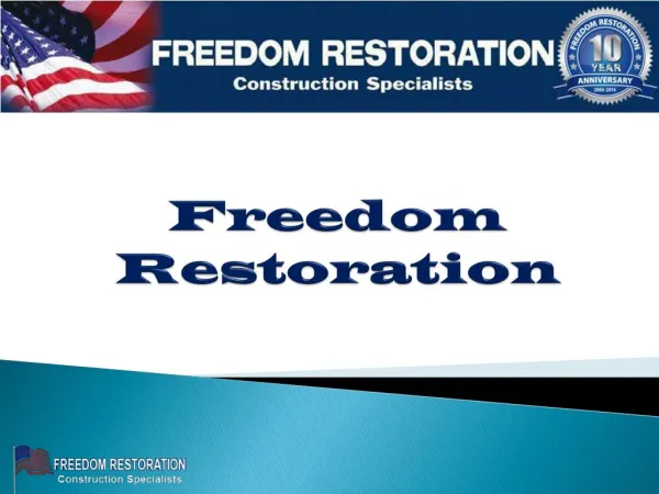 Top Notch Restoration & Construction Company in Maryland