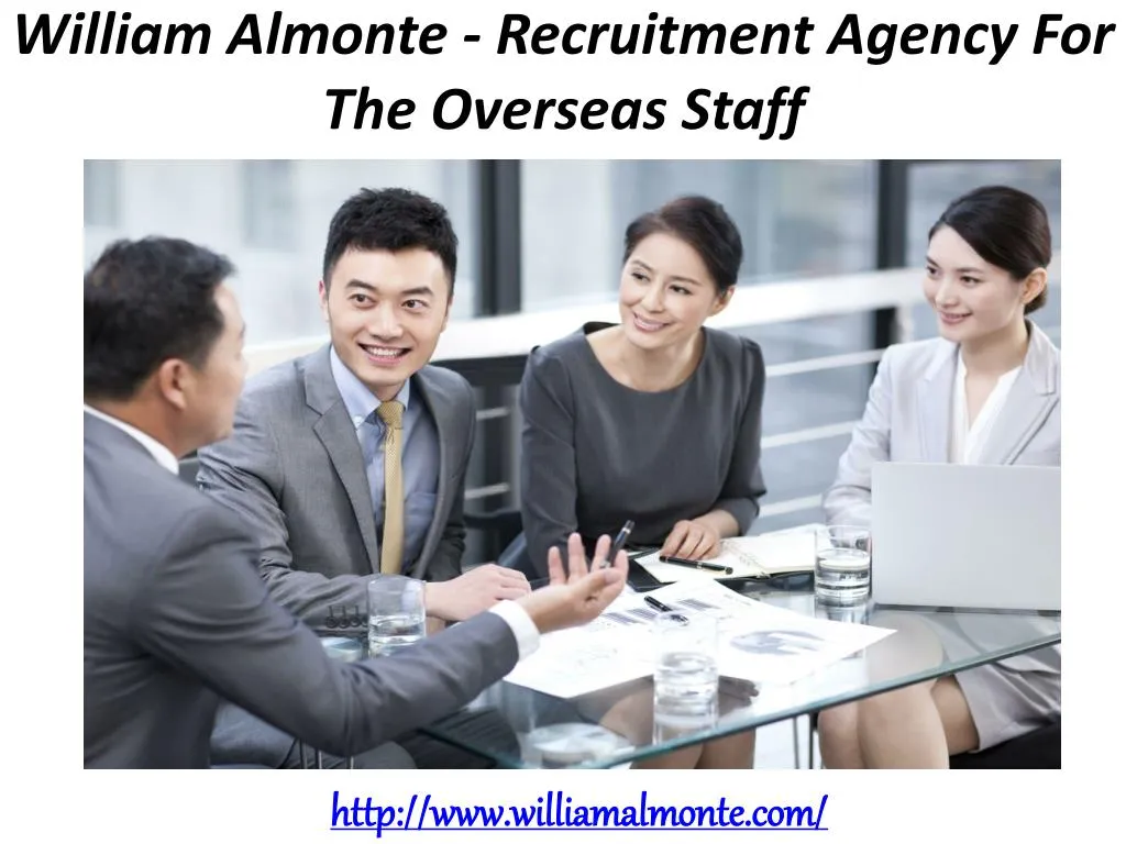 william almonte recruitment agency for the overseas staff