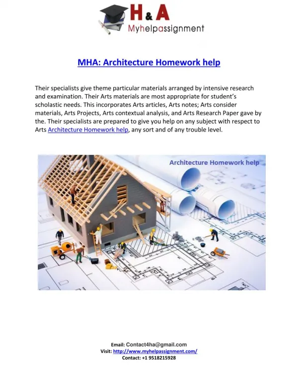 Architecture Homework help