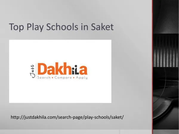 Top Play School In Saket