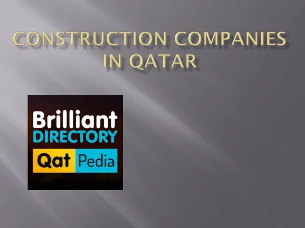 Construction Companies in Qatar