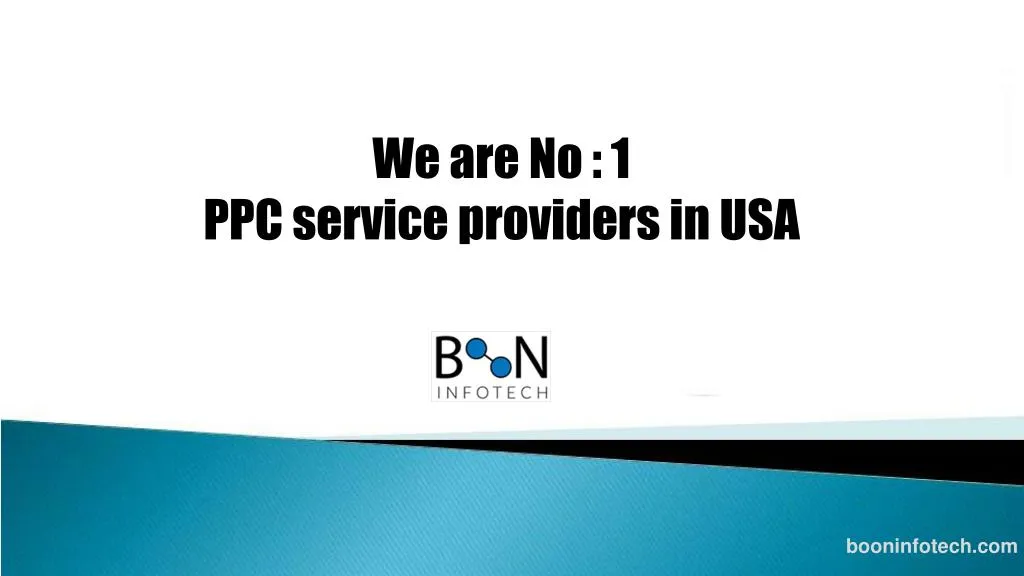 we are no 1 ppc service providers in usa