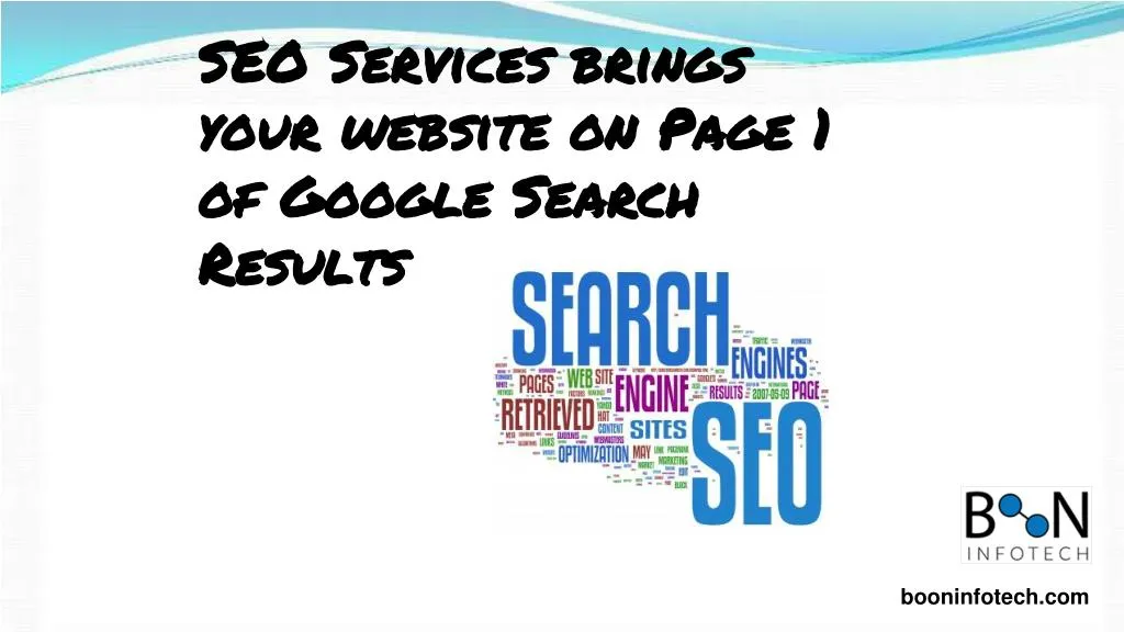seo services brings your website on page