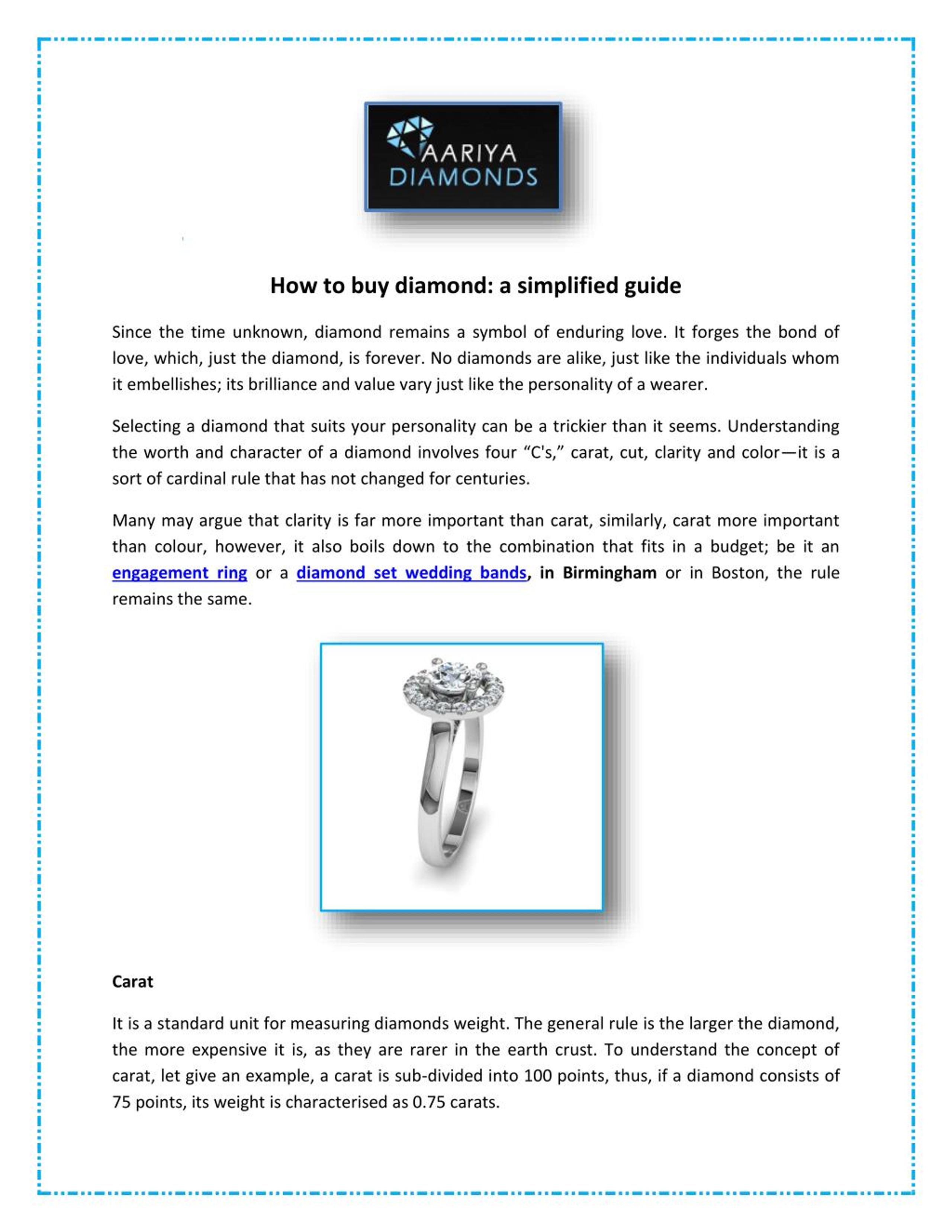 PPT - How to buy diamond: a simplified guide PowerPoint Presentation ...