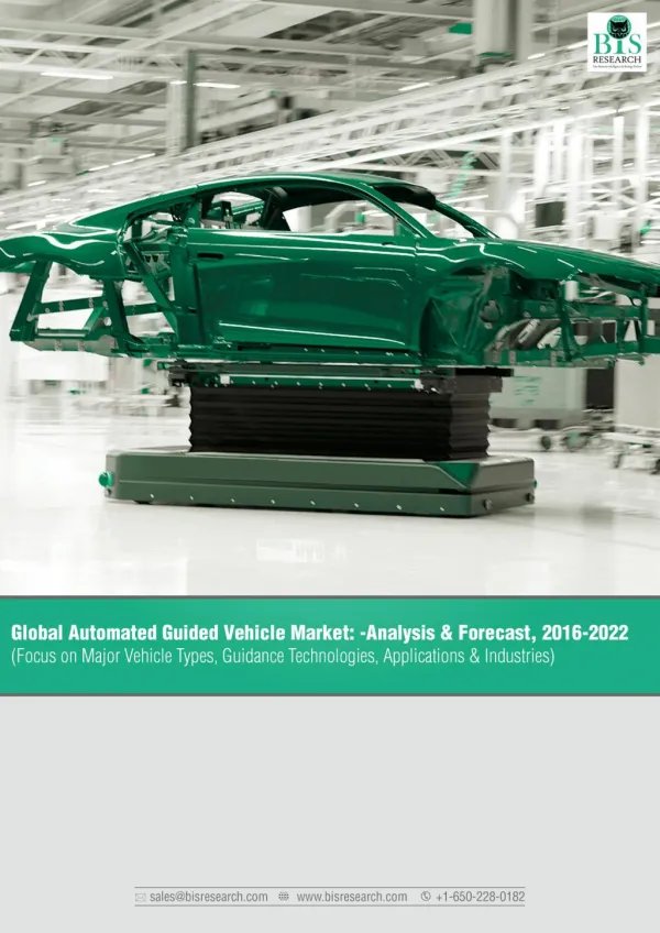 Global Automated Guided Vehicle Market Trends 2016