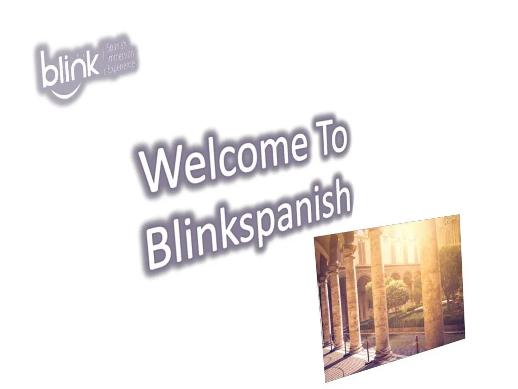 welcome to blinkspanish