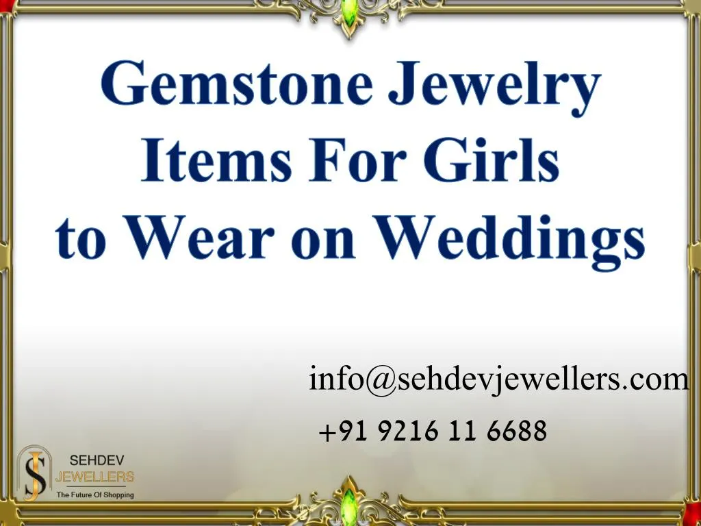 gemstone jewelry items for girls to wear