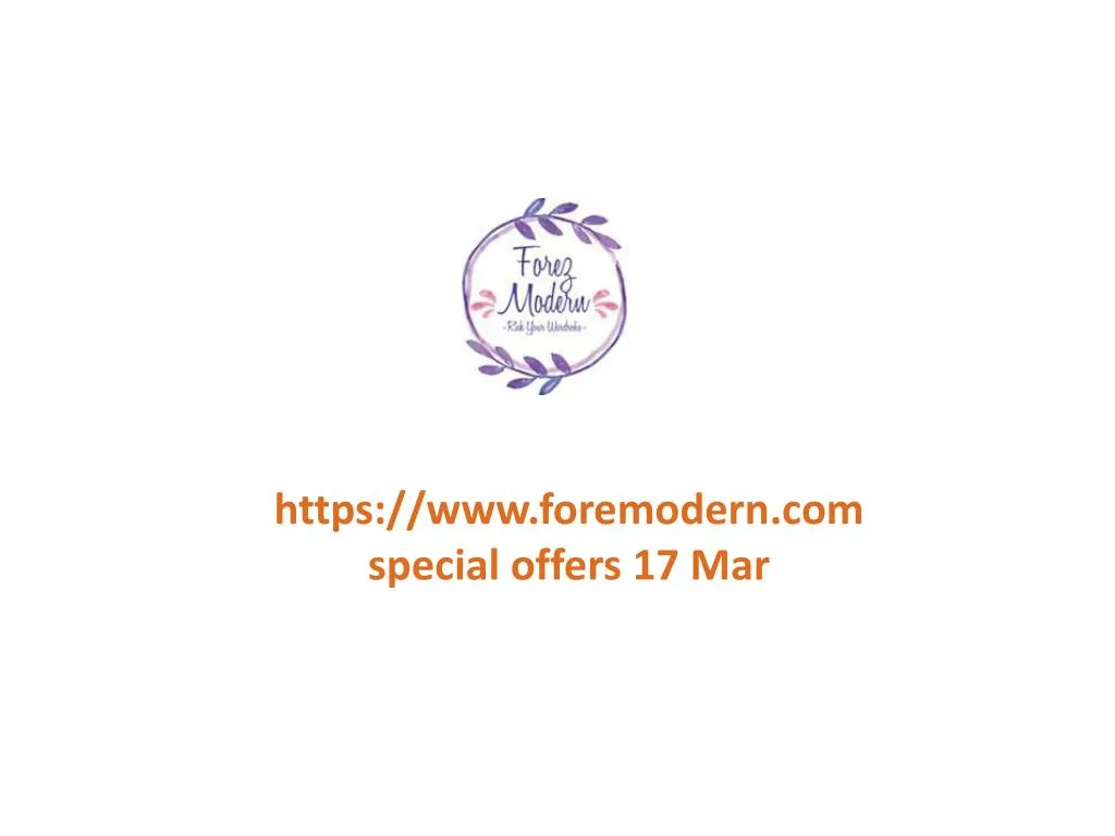 https www foremodern com special offers 17 mar