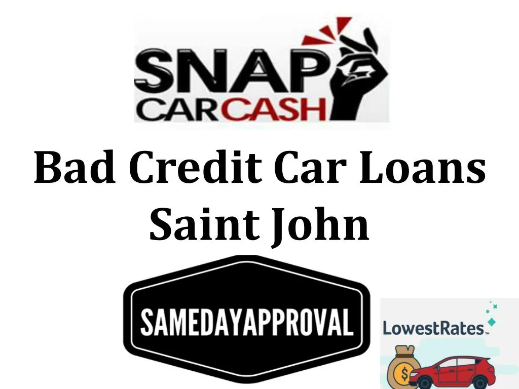 bad credit car loans saint john