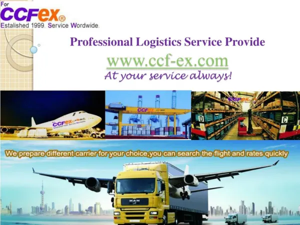 Trucking Logistics Service In China