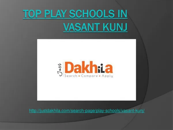 Top Play School in Vasant Kunj