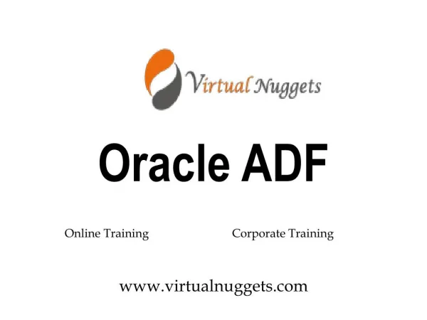 Oracle ADF Online Training