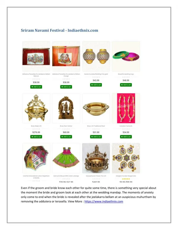 Sriram Navami Festival - Indiaethnix.com