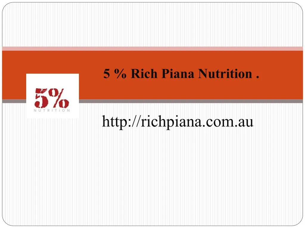 5 rich piana nutrition