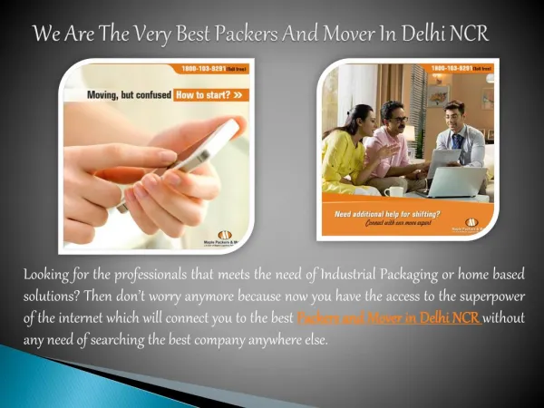 Best Movers and packers Services in Delhi NCR