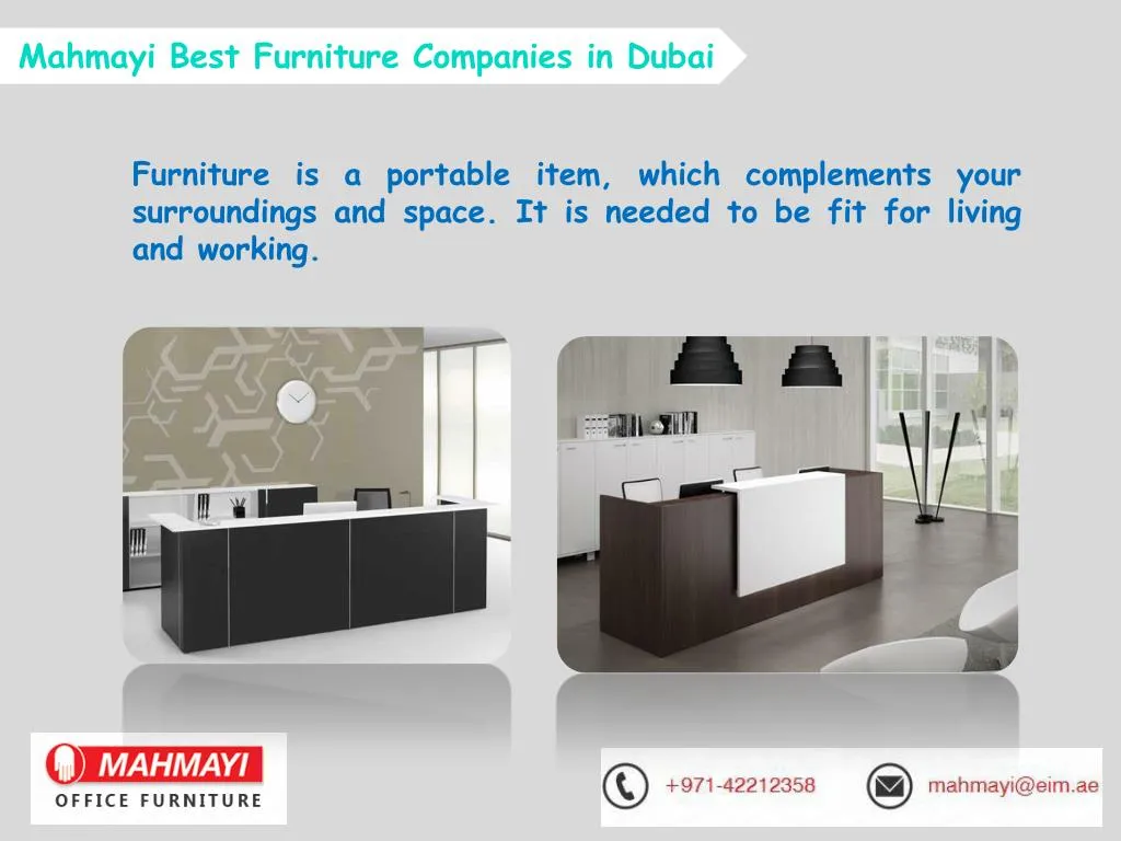 mahmayi best furniture companies in dubai