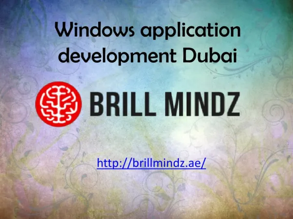 Windows application development Dubai