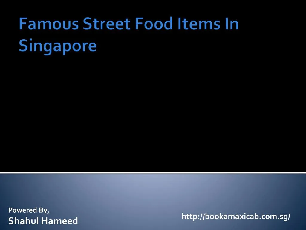 famous street food items in singapore