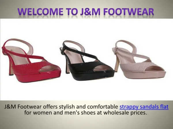 Shop Stylish Strappy Sandals Flat for Women at wholesale Price