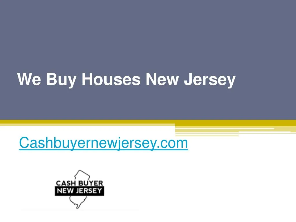 we buy houses new jersey