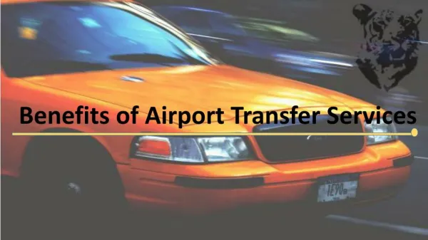 Benefits of Airport Taxi Transfer Services