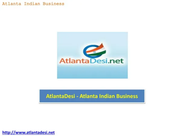 AtlantaDesi - Atlanta Indian Business