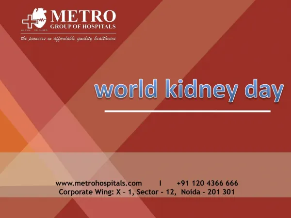 World Transplant Day - Best Hospital Kidney Transplant in India