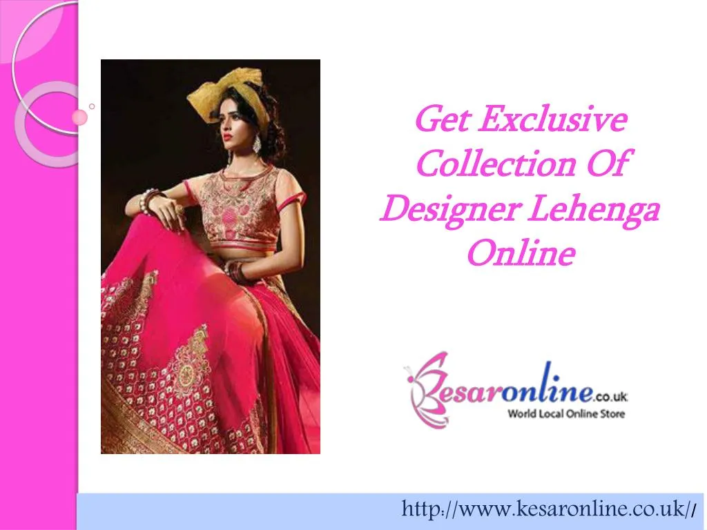 get exclusive collection of designer lehenga
