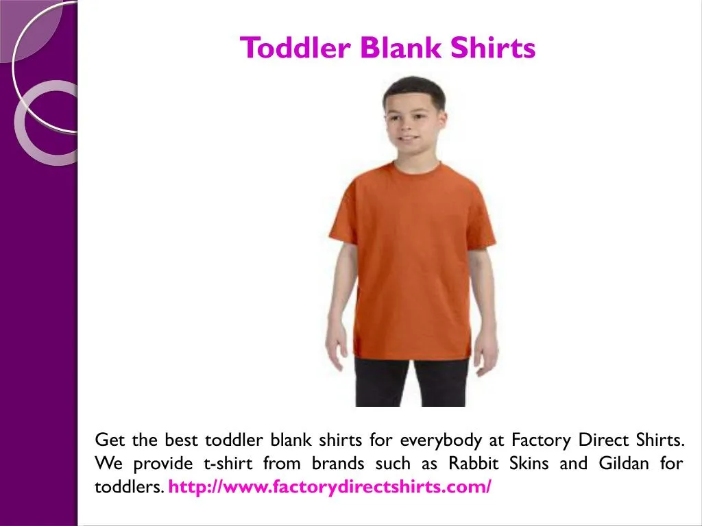 toddler blank shirts