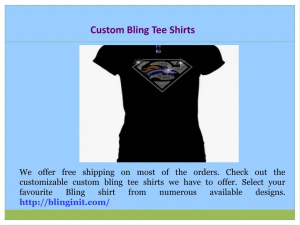 Custom Rhinestone T-Shirts