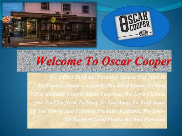 Oscar Cooper