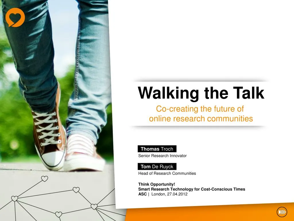 walking the talk
