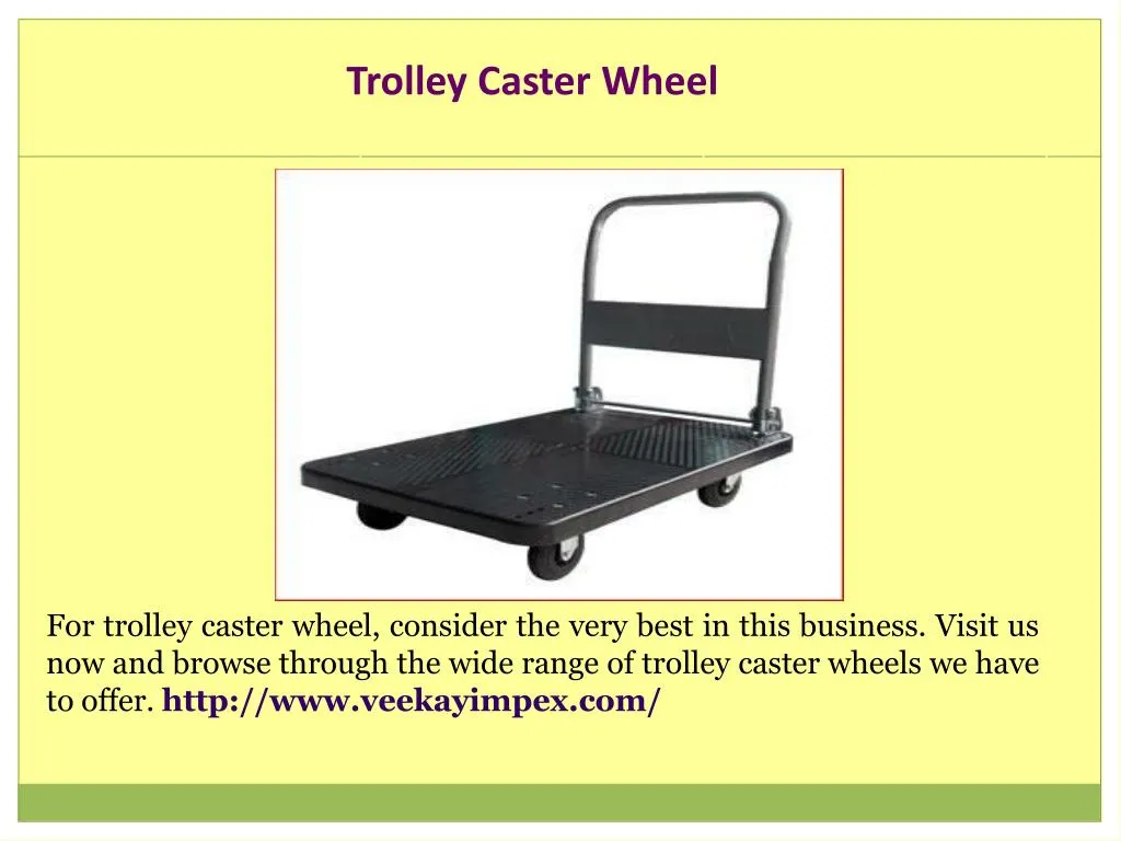 trolley caster wheel