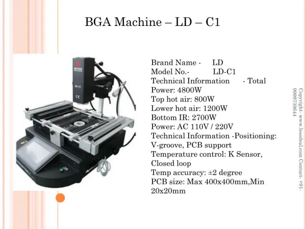BGA Machines - Automatic & Manual