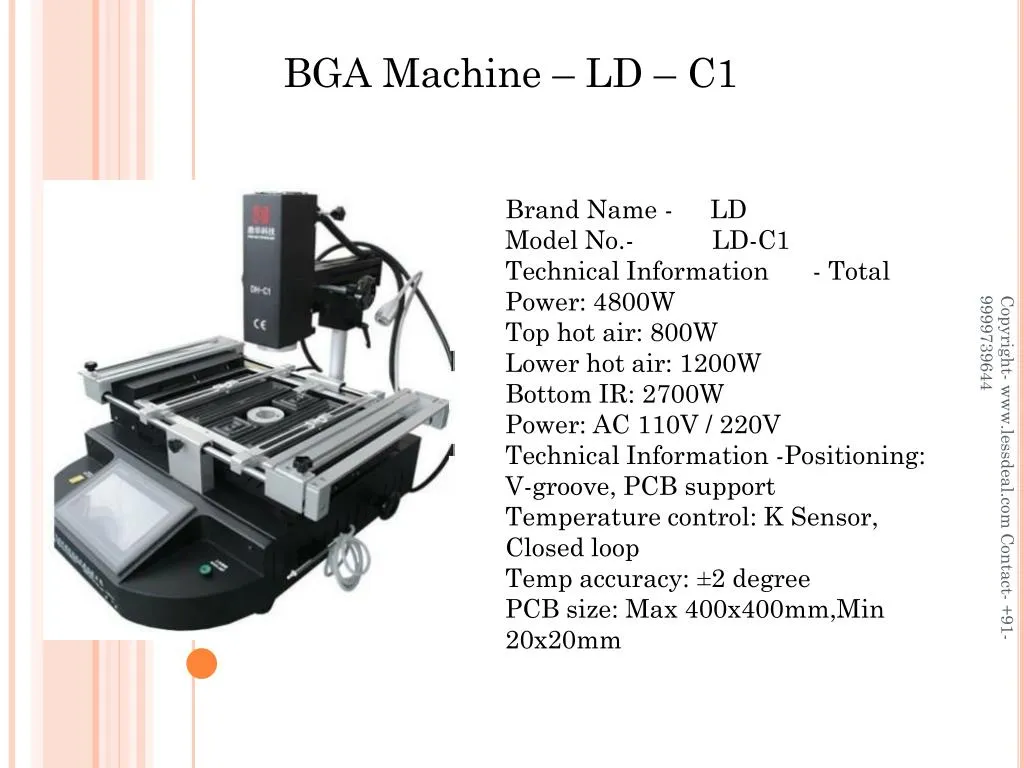 bga machine ld c1