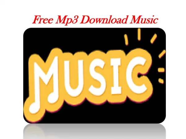 Free Mp3 Music Download