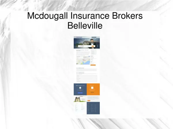 McDougall Insurance Brokers Belleville