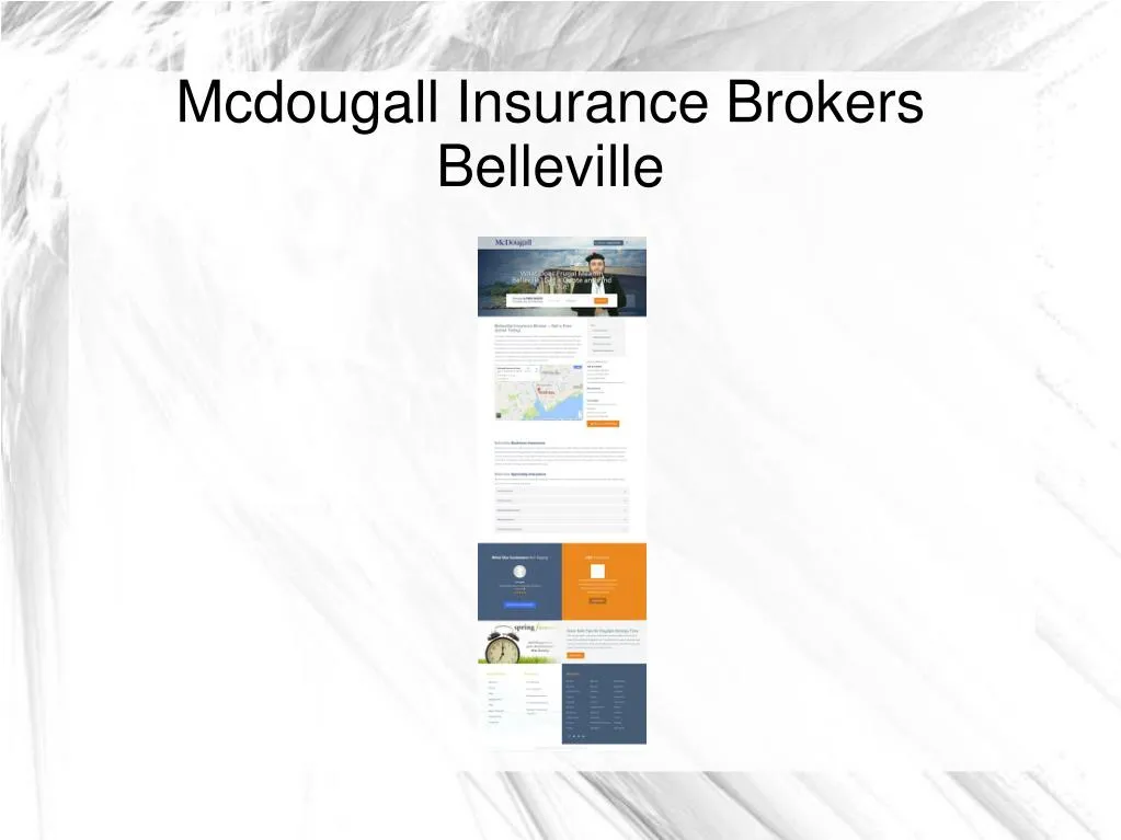 mcdougall insurance brokers belleville