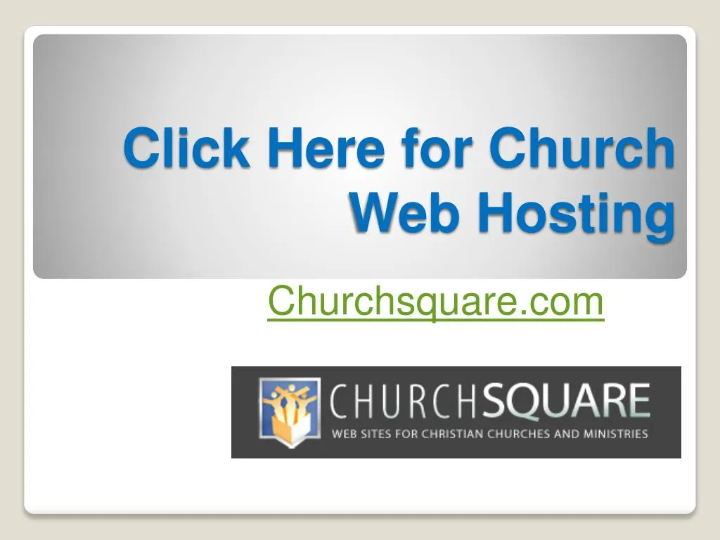 click here for church web hosting