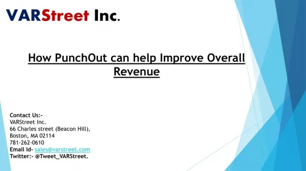 How PunchOut can help Improve Overall Revenue
