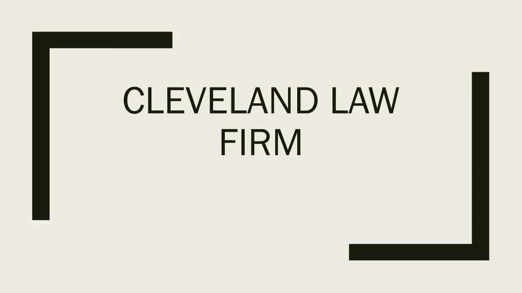 cleveland law firm