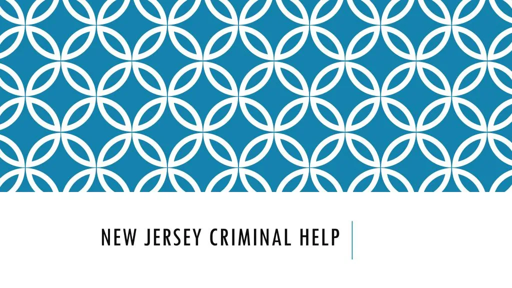 new jersey criminal help