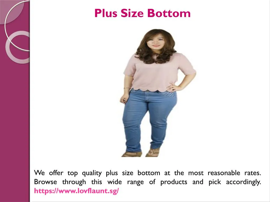 plus size bottom
