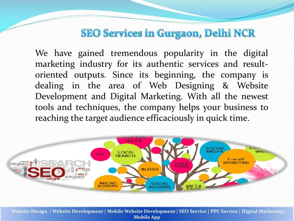 seo services in gurgaon delhi ncr