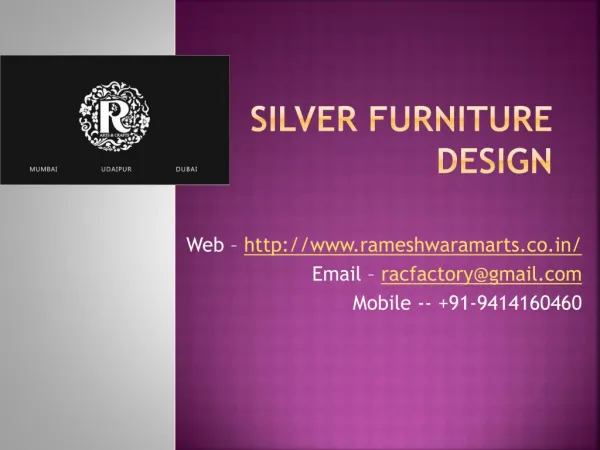 Silver Furniture