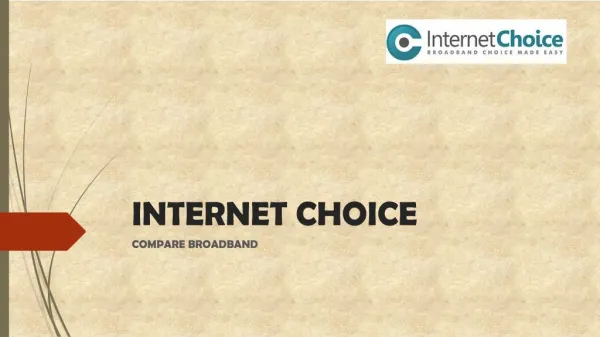 Compare Broadband to select the best broadband plan