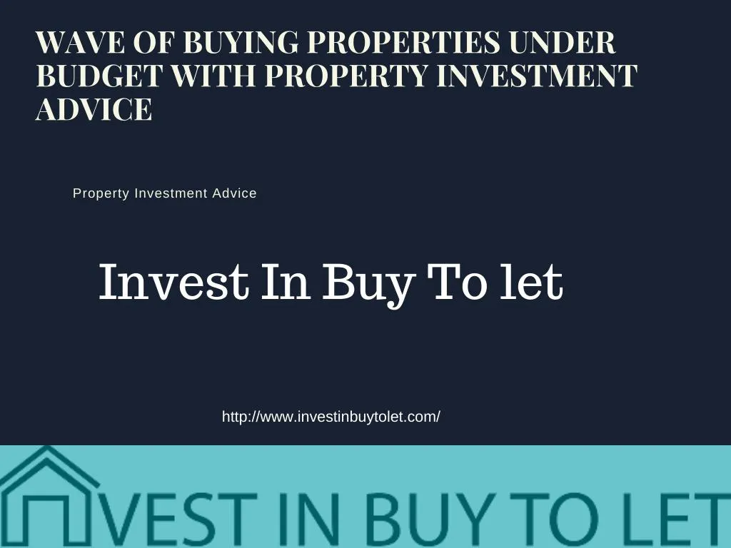 wave of buying properties under budget with