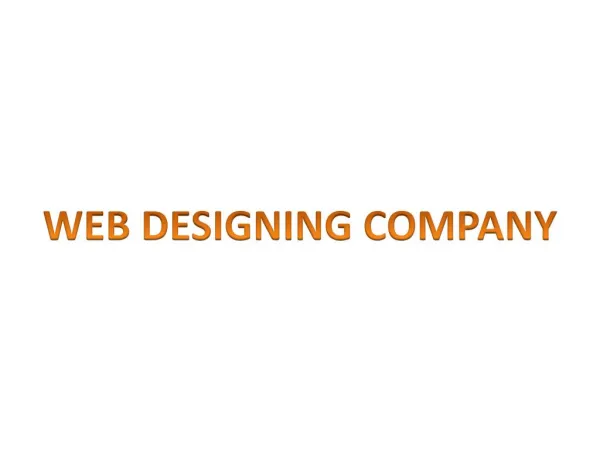 Web Designing Company India | Web Designing Company in India