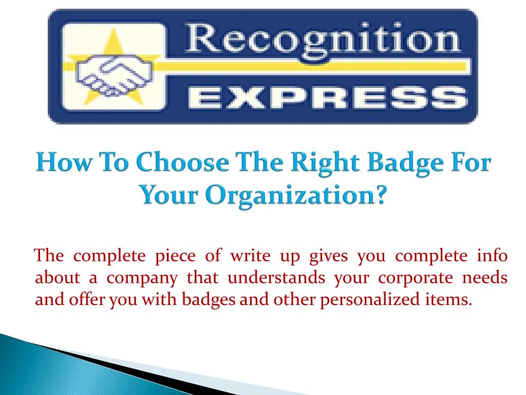 how to choose the right badge for your organization