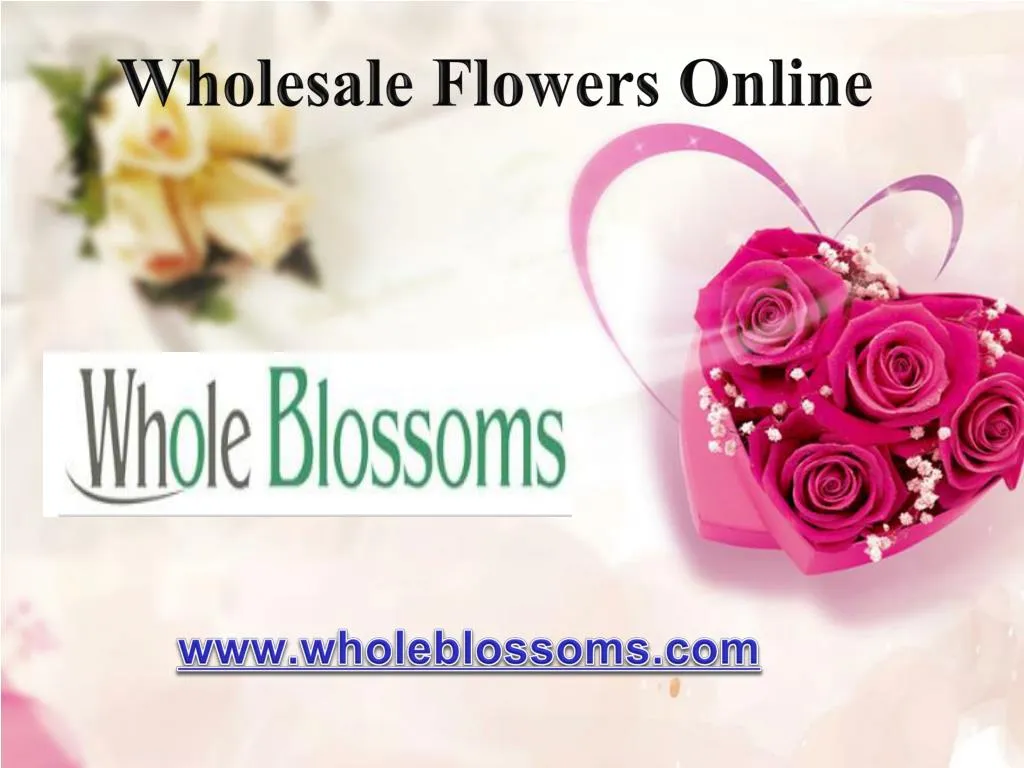 wholesale flowers online